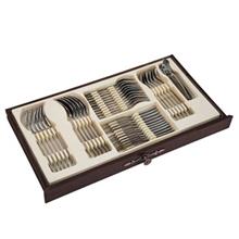 سرویس 116 پارچه قاشق و چنگال ناب استیل مدل فلورانس ساده Nab Steel Felorance 116 Pieces Cutlery Set